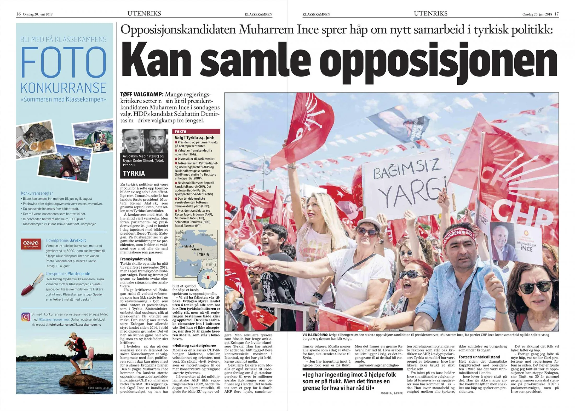 Klassekampen — tear sheet