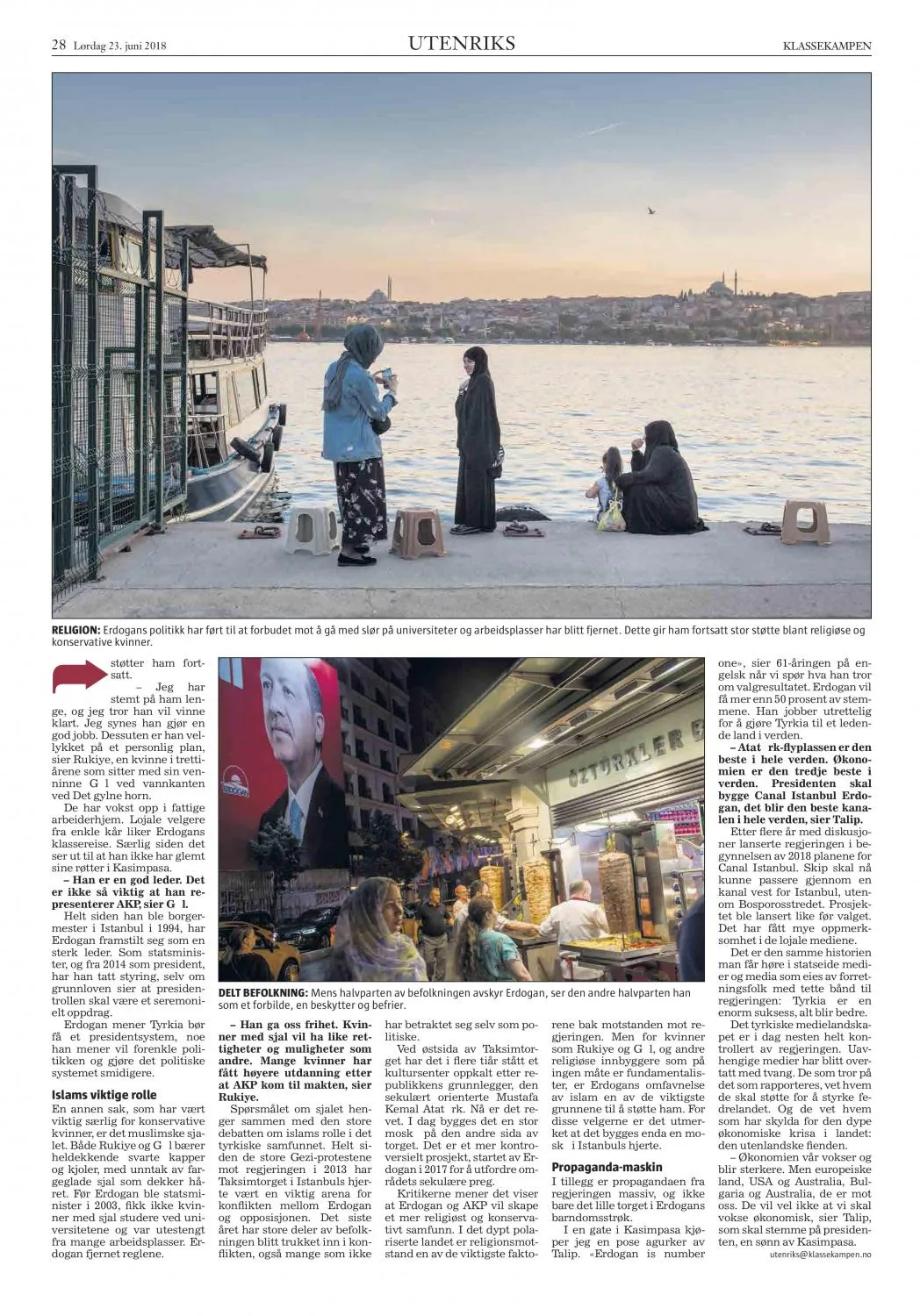 Klassekampen — tear sheet