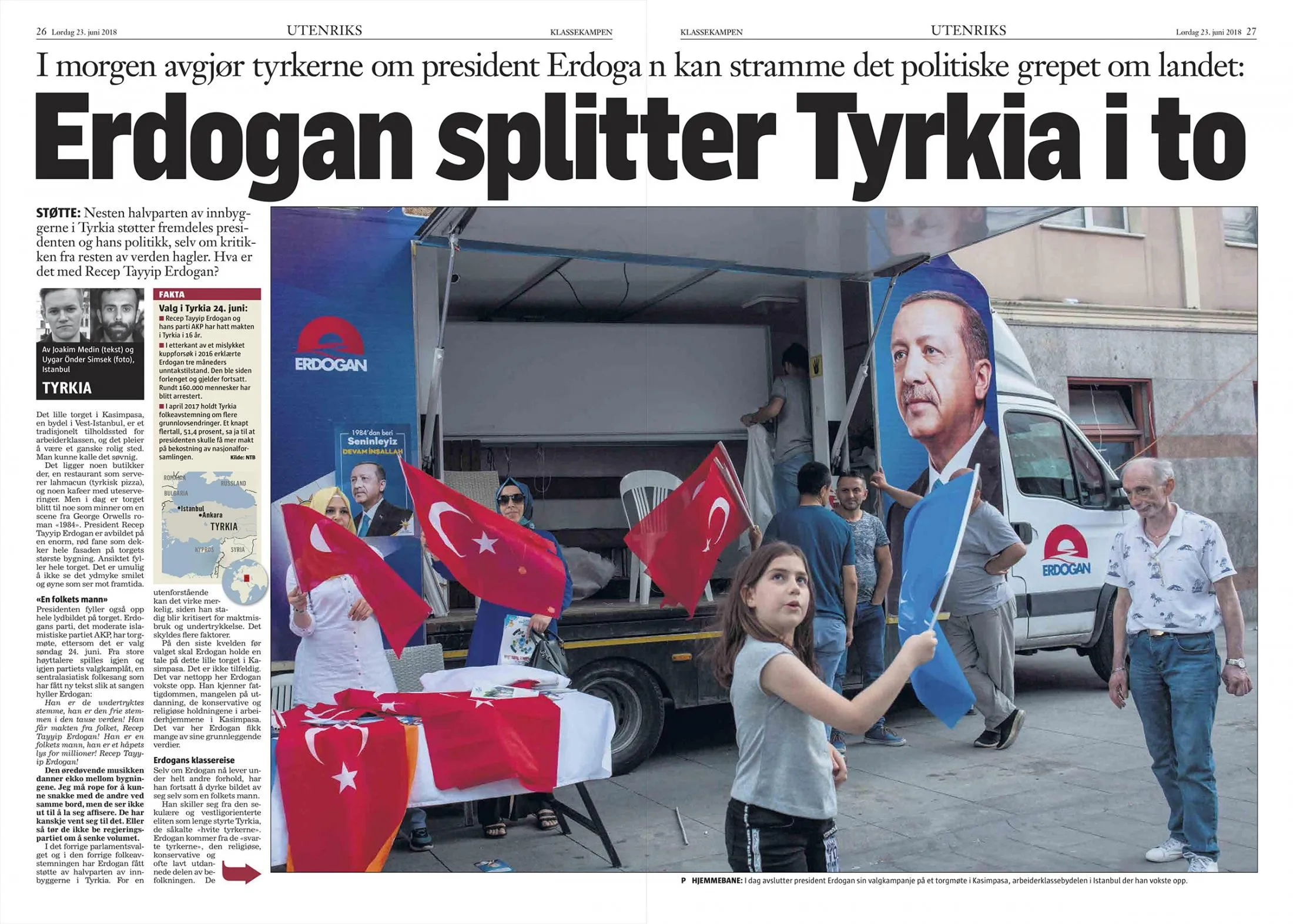 Klassekampen — tear sheet