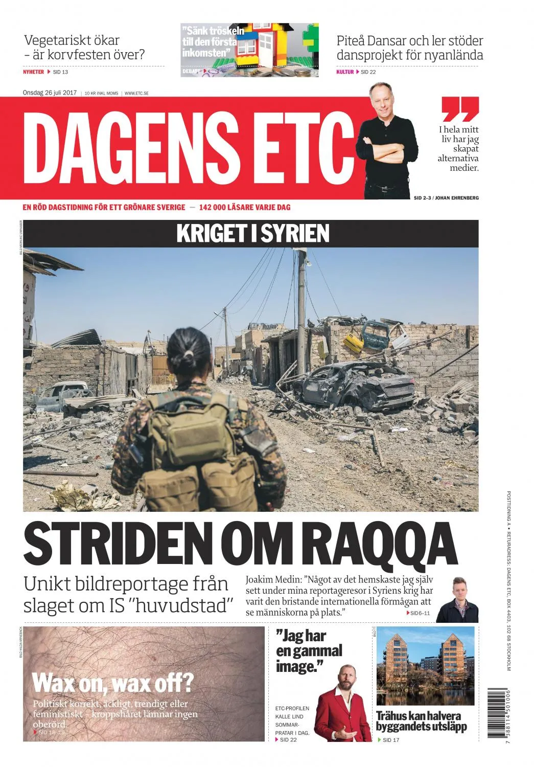 Dagens ETC — tear sheet