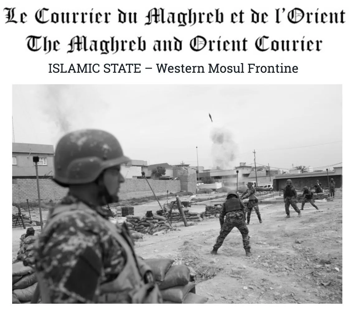 Le Courrier du Maghreb et de l'Orient — tear sheet