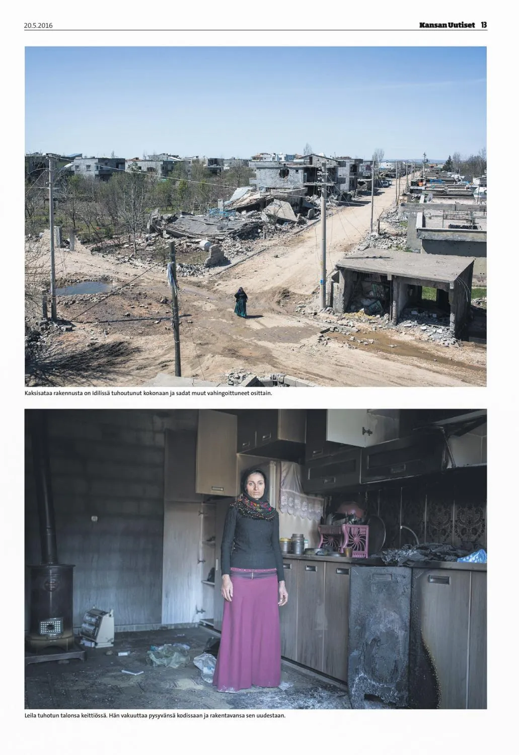 Kansan Uutiset — tear sheet