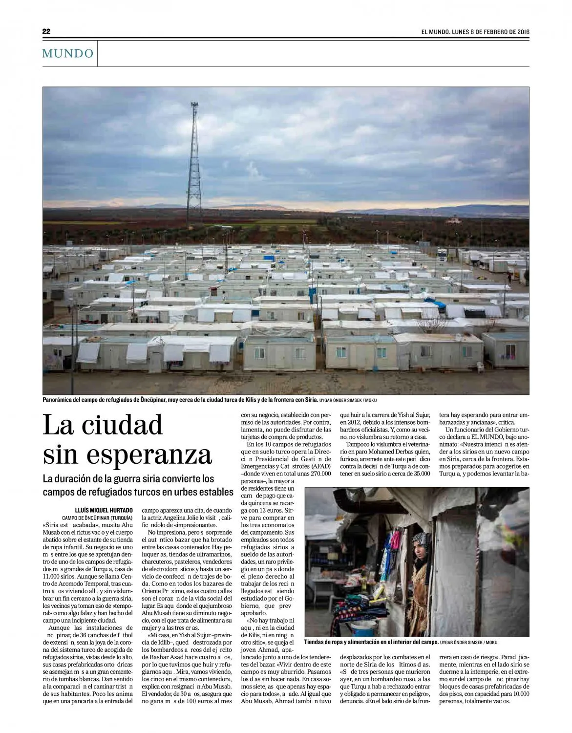 El Mundo — tear sheet
