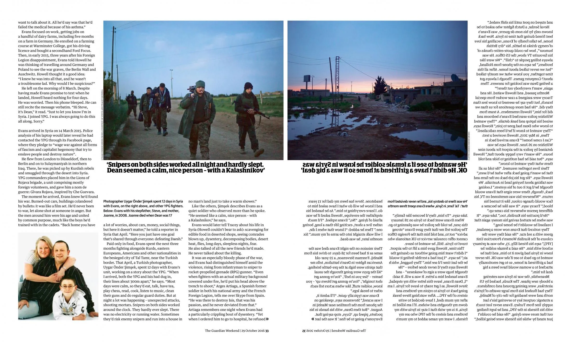 The Guardian Weekend — tear sheet