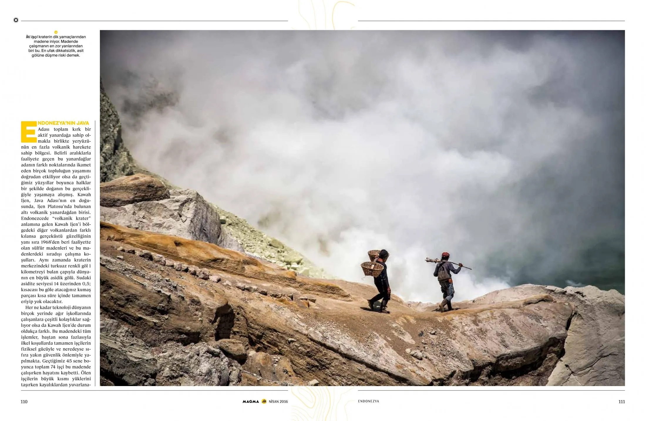 Magma — tear sheet