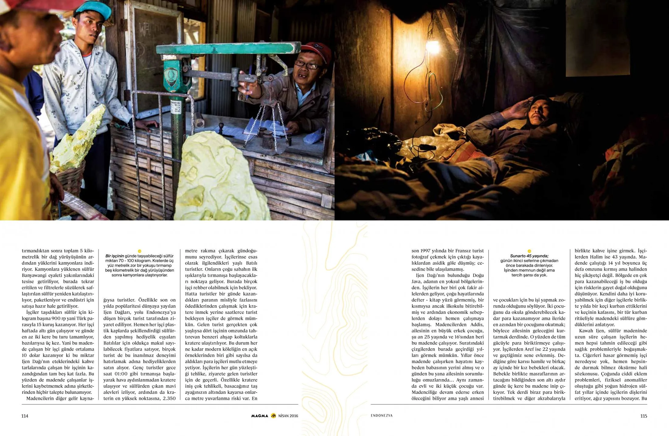 Magma — tear sheet